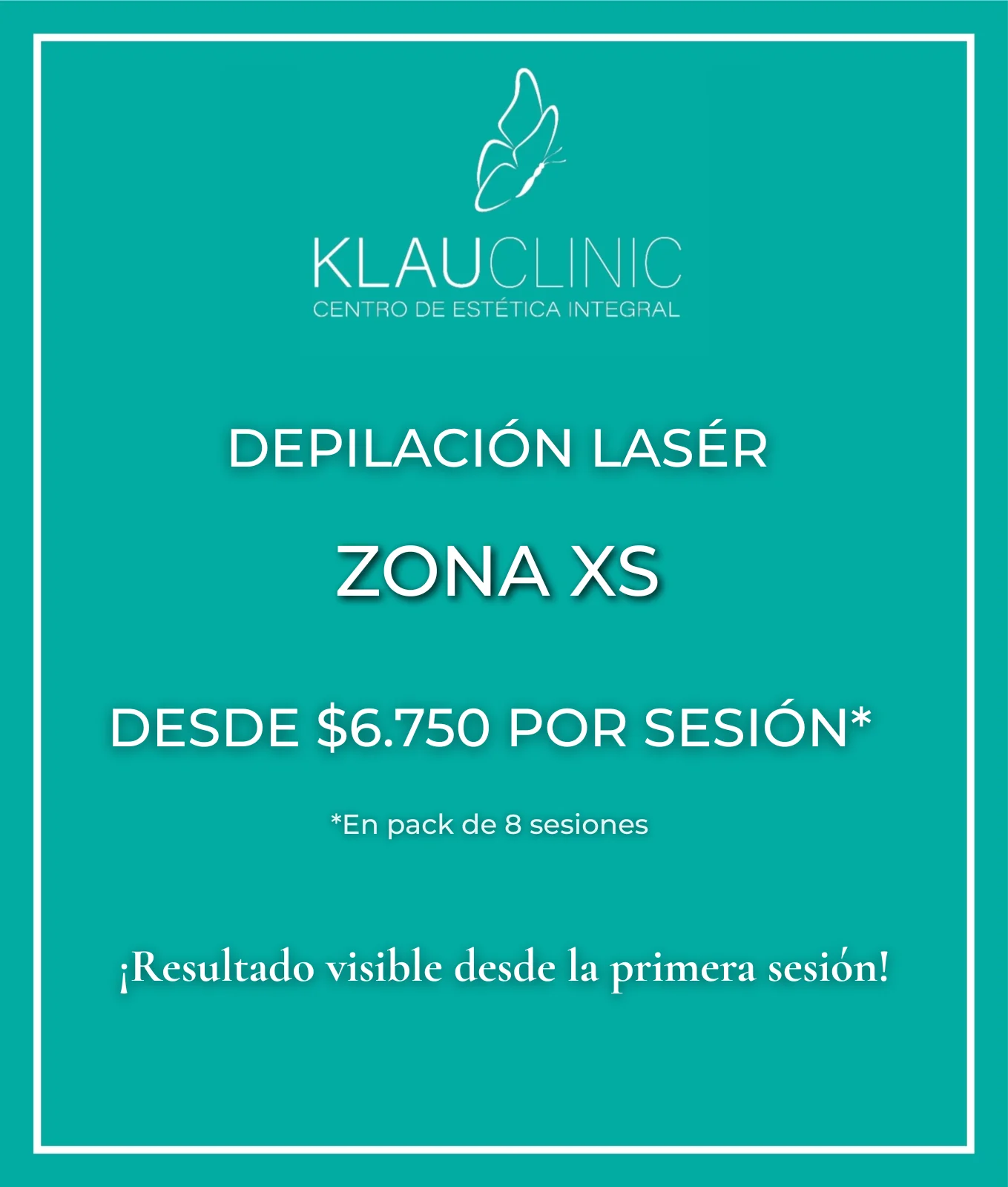 Depilación Trí-Láser Zona XS